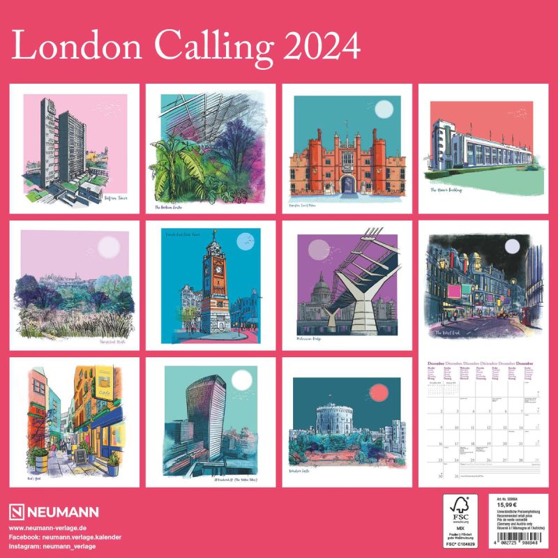 We are the newest online store for 2024 London Calling - Square Wall